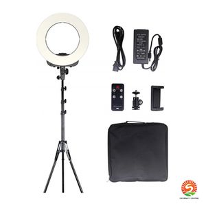 14 inches LED-ringverlichting met standaard telefoonhouder afstandsbediening buitenverlichting 38W 3200K-5500K voor video-opnamen make-upfotografie