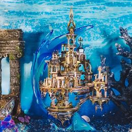 Cadeau créatif pour enfants de 14 ans et plus : défiez votre esprit avec le modèle d'assemblage de puzzle en métal 3D Atlantis