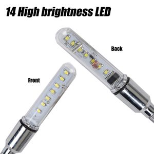 Iluminación 14 led impermeable bicicleta ciclismo rueda de bicicleta neumático válvula tapa luz lámpara Flash 15 cambios paquete