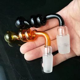 14 mm Mannelijke Helix Nail Banger Goedkope 14mm Joint Glass Pipe Twee functies Oliebrander voor Somking Glass Bongs Pipes Accessoires Gratis Verzending