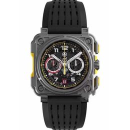 14% de réduction Watch Watch Br Model Sport Rubber Watchband Quartz Bell Luxury Luxury Multifonction Business en acier inoxydable Ross Wristwatch