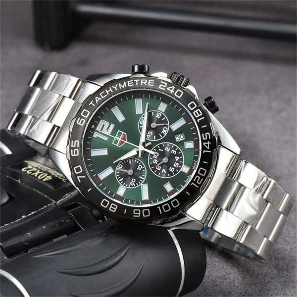 14% de réduction Watch Men Men Luxury Automatic Quartz Tag Mens Auto 6 Hands Hands Wristwatch