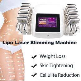 14 Pads Lipo Laser Diode 650nm Lipolaser Afslanken Brandende Fat Cellulitis Removal Beauty Slim Machine