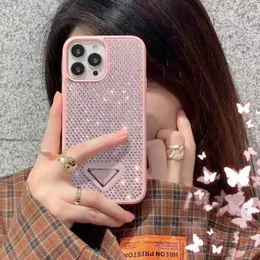 14 Pro Max Case Phone Case Luxe Glitter iPhone Cases 13 12 11 Fashion Designer Bling Sparkling Rhinestone Diamond Jeweled 3D Crystal 03