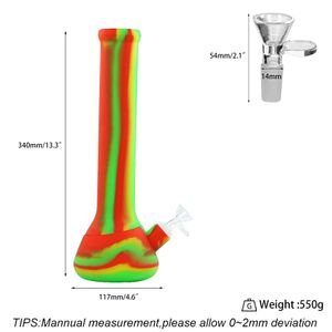 13.3 '' Bonger Bong Bong Bongs Bongs DAB Rigs Water Pipe Fumar Pipes Hookah Para Humo Dry Herb Tobacco Hookahs