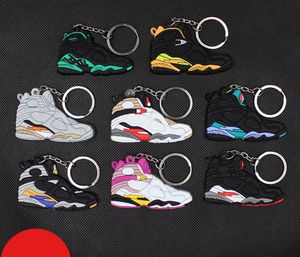 14 estilos zapatos de baloncesto llavero anillos encanto zapatillas de deporte llaveros accesorios colgantes novedad accesorios de moda
