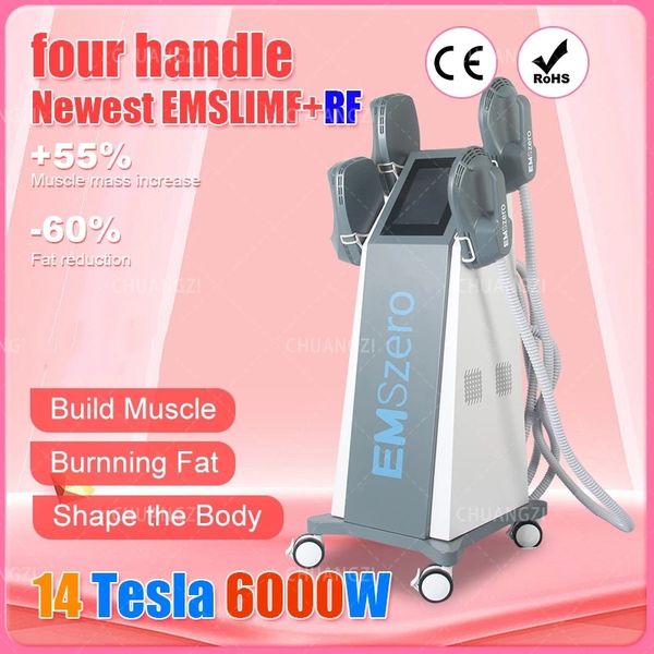 14 Tesla DLS-EMSLIM 6000W Artículos de belleza para la salud NEO EMS HIEMT Máquina Estimulador Muscular Body Sculpting Salon Skim Buttocks