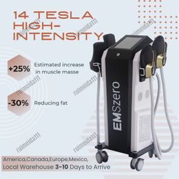 14 Tesla DLS-EMSLIM Stimulateur musculaire EMS réduisant la graisse EMSzero Neo Fat Removal Body Amincissant Butt Build Sculpt Machine pour Salon