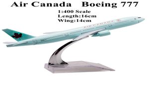 1400 Modèle d'avion Air Canada 16 cm Boeing 777 Modèle en alliage métallique Souvenir Modèle d'avion Collection Jouet Avion Cadeaux d'anniversaire Chri4869742