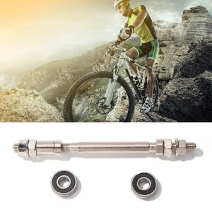 140 mm 180 mm vélo de montagne Asseau de moyeu de roue arrière avec 2 roulements Bicycle MTB Témuse à vitesses Shift Arbre de levier