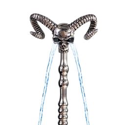 140 mm Nouveau design spécial Crâne creux Eauter coulant de pénis métallique Cather Stick Cathéter urétral dilators de sexe masculin Y185633333