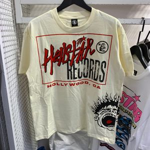 141 A115 Heren T-shirts 2023 Shirt Korte Mouw Tee Mannen Vrouwen Hoge Kwaliteit Streetwear Hip Hop Mode T-shirt Hell Star Hellstar