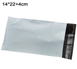 14224 cm Express sac Mailer emballage pochettes blanc Opaque paquet d'épicerie expédition enveloppe sacs 100pcslot7569383