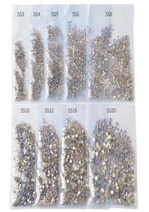 1440pcspack ss3ss20 starry ab strassons for ongles 3d flatback strass non fix cristal charme art art paillette décoratio5031856