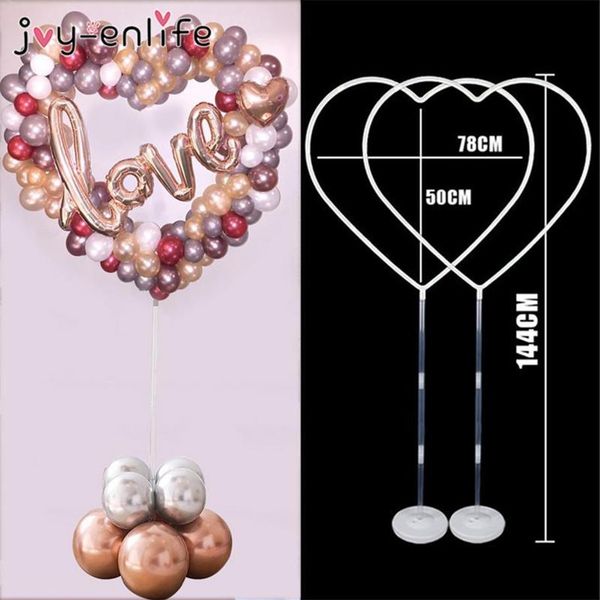 144cm En Forme De Coeur Ballon Stand Fêtes De Mariage Décorations Amour Ballons Guirlande Arc Cadre Saint Valentin Ballons De Mariée Déco Pa294h