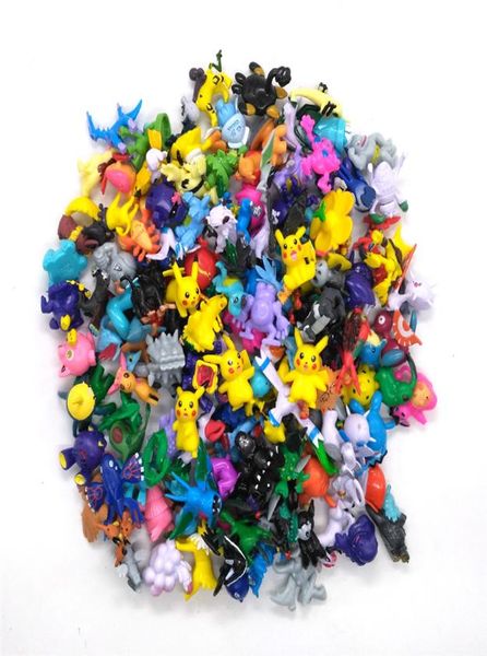 144pcs figura de anime juguetes de muñecas mini figuras de acción figuras modelo juguete para niños regalo de bebé4720858