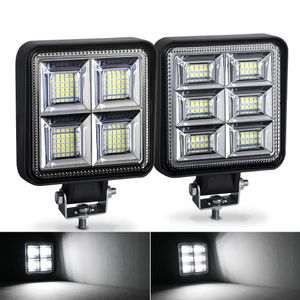 144W 192W LED Work Light Bar Worklight 48LED 42MM Offroad Spot Beam Brouillard Phares de Travail pour 4X4 Camion Tracteur Bateau 4WD SUV ATV 12V 24V