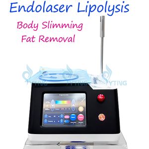 Machine de lipolyse Laser Endolaser 1470nm + 980nm, Lifting du visage, élimination de la graisse du ventre, réduction de la Cellulite, Machine amincissante pour le corps