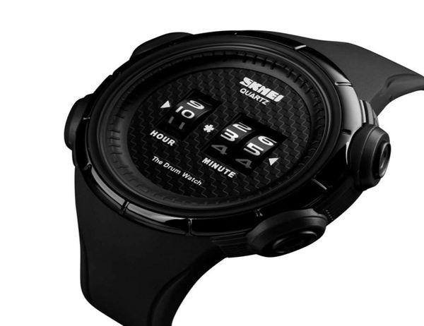 1487 Water Ristance Skmei Wristwatch Manufacturers Quartz Digital Drum Watch9573227
