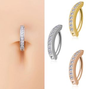14G nombril anneau nombril Nombril Piercing acier chirurgical oreille anneaux CZ corps Piercing bijoux 10 mm barre pour les femmes