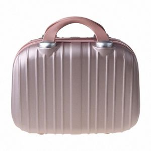 14in cosmétique cas Lage petit voyage portable pochette boîte de transport valise multifonction pour le maquillage X7R4 #