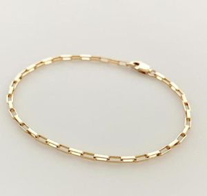 14K Gevulde ketting Handgemaakte sieraden Boho Charms S Vintage Anklets Women Bruidsmeisje Gift Gold Bracelet1202699