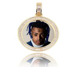 14K GOUD GEMAAKTE GEMAAKTE GEMAAKTE GEBRUIK PO -hanger Iced met 18quot 20quot 24quot touwketen ketting Zirkon bling heup H8072177