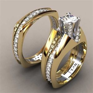 14K goud Peridot Diamond Ring AAA 2 karaat Vrouwen Wedding Band sieraden Anillos Sieraden Edelsteen Bizuteria diamanten ringen 220121
