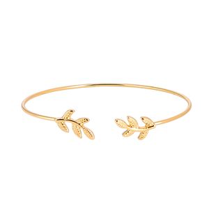 14K plaqué or réglable infini pour toujours amour noeud bracelet feuilles lune perle cadeau demoiselle d'honneur mariage bracelet