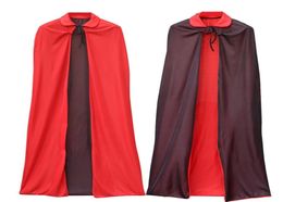 14m Halloween Cloak Cape Witch Wizard Cloaks Capes Black Red Vampire Cloak Cape Halloween Fancy Dress Costume Party Supplies6573324