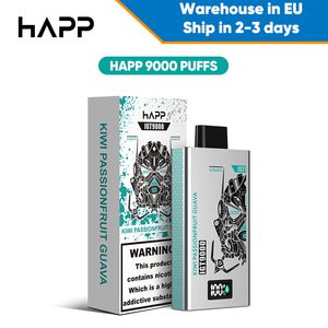 14ml Capaciteit E-sigaret 9k 9000 Rookwolken 500mAh Batterij Oplaadbaar 10 Drink Fruit Smaken Goede Smaak Wegwerp Vape