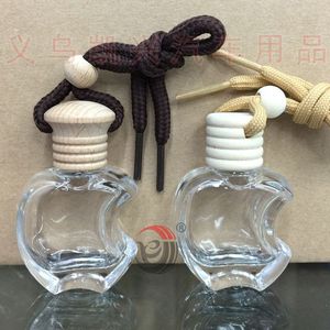 14 ml suspendus voiture bouteille de parfum pendentif verre bouteilles de parfum ornements assainisseur d'air avec diffuseurs d'huile essentielle de chapeau de champignon