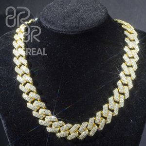 14mm 18 Factory Outlet Vvs Moissanite Iced Out Cubaanse Ketting Dikke Vergulde 925 Zilveren Hip Hop Rapper Sieraden