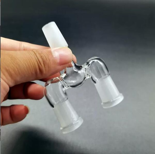 14 mm de 18 mm Tubos de receptor de cenizas para agua de vidrio Bong encerrado cabezal de ducha Hammerhead Box Perc