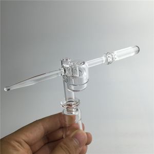 14mm 18mm banger carb bouchon quartz sans clou avec mâle femelle 90 degrés clair quartz épais carb dabber dabber pour les plates-formes pétrolières bongs