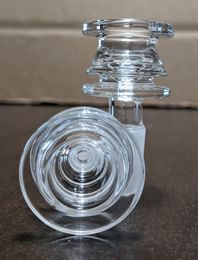 14 mm 18 mm Glas Ridged Grip Slide Bowl man voor glazen waterpijp Bong