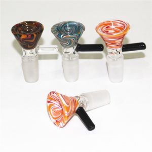 14mm 18mm Heady Glass Dia's Kom Stukken voor Bongs Mannelijke Joise Roken Water Pijpen Ash Catcher Bubbler DAB Rigs Bong