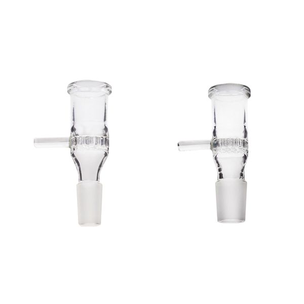 pipas para fumar 14 mm 18 mm Macho Hembra Glass Elev8R Injector Bowl pipe con mango de pantalla de vidrio