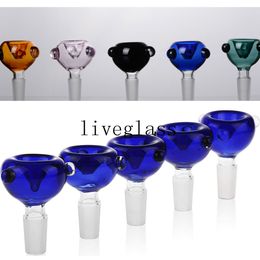 Livraison Gratuite 14mm 18mm Mâle Joint Bol En Verre Fumer Tabac Glissière Bol Herbe Brûleur Sec Tuyaux Pour Bécher D'eau Bongs Dab Rigs Shisha 1 pcs