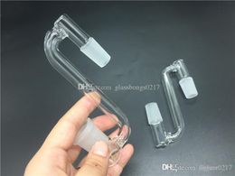 14 mm 18 mm Macho a hembra Adaptador desplegable de vidrio Adaptador desplegable de vidrio Adaptadores de bongs de vidrio en stock envío gratis
