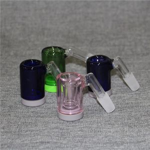 14 mm Ash Catcher 45 graden 90 graden Hookahs Head Percolator Wigwag inline stengel 14 mm gewricht voor glazen water bong dab grote siliconen nectar