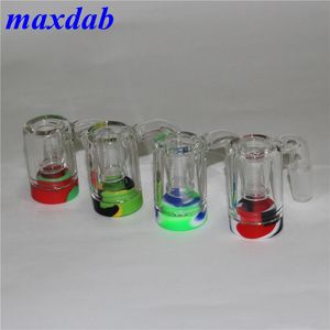 14mm Ash Catcher 45 degrés verre narguilé Bong Ashcatcher Conduites d'eau Catchers petits mini bongs dab plate-forme pétrolière Ashcatchers