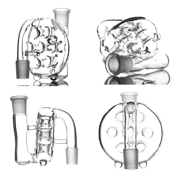 Adaptateur de joint perc pour narguilés clairs, récupérateur de percolateur pour bongs en verre, plate-forme dab, collecteur de cendres de 14mm 18mm