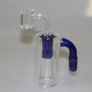 14mm attrape-cendres taille de joint en ligne adaptateur en verre narguilés calebasse conception barboteur percolateur pour pipe à fumer