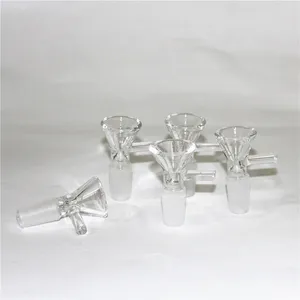 14mm Assorties Narguilés Verre Bol Pièce en gros Avec Poignée Eau Fumer Tuyau Accessoire Fourniture Pour Bong