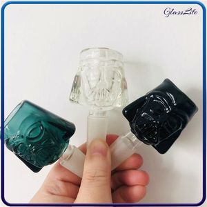 14mm noir clair vert bols en verre accessoires pour fumeurs narguilés conduites d'eau bol en verre bécher Bong Shisha Dab Rigs