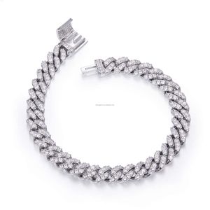 14 mm Cuban Link Chain ketting voor man vrouwen Fancy Moissanite Gold vergulde diamant hiphop mode sieraden
