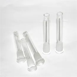 14mm Diffuseur Bong Downstem Hookah Glass Down Stem Slider clair Accessoires pour fumeurs en gros pour Beaker Bong Tube droit Conduites d'eau