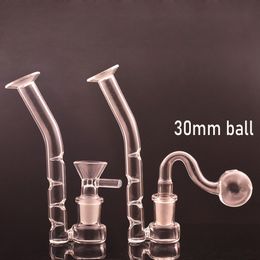 14 mm vrouwelijke glazen olie -pijppijp Hookah Mondstuk ARG -adapter met concave gat J Haakadapter voor DAB Rig Bong met 30 mm kogelglasolie pijpen