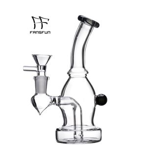 14mm Femelle Verre Pipe À Eau Heady Bong Fumer Barboteur Avec Bol Plates-Formes D'huile Sèche Herb Tabac Narguilés